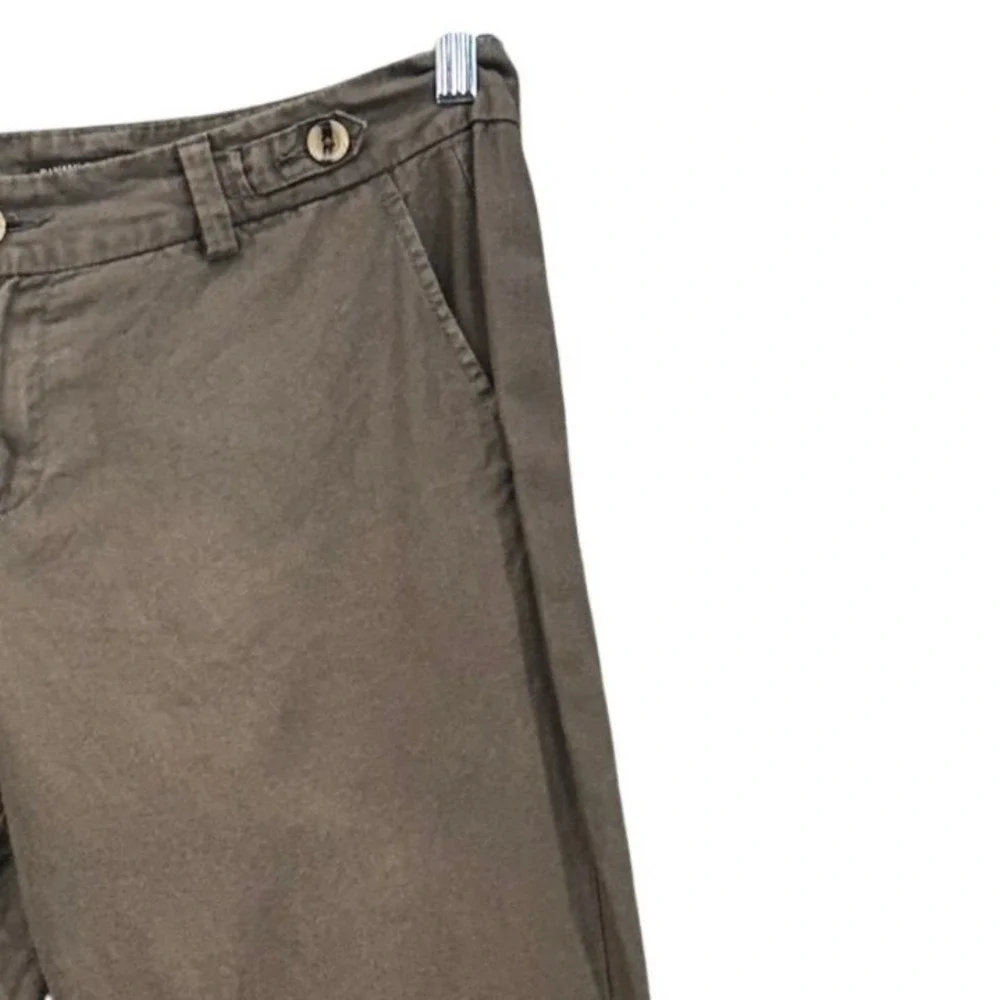 Banana Republic Linen‎ Pants Olive Green 10